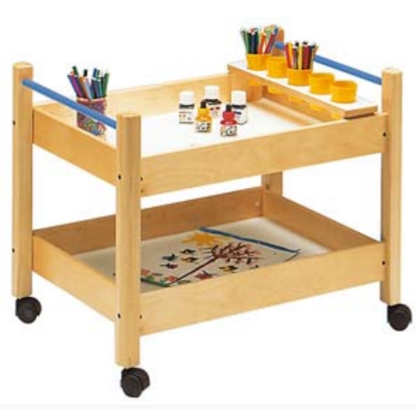 Carrello plurifunzionale portacolori